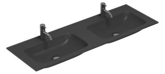Dansani Calidris Form Servant, Dobbel 120,2x40,5 cm, Mørk Grå Matt