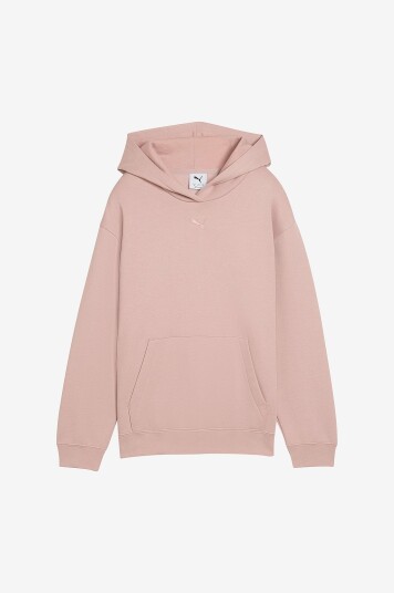 Puma Hettegenser Ess Centered Cat Logo Relaxed Hoodie FL G Beige Puma Hettegenser Ess Centered Cat Logo Relaxed Hoodie FL G Beige