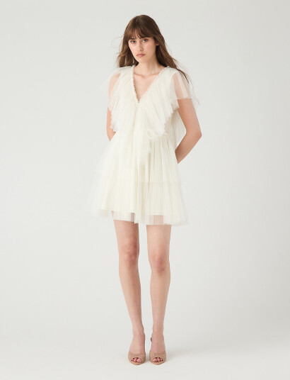 Ida Sjöstedt Aurora Dress - Cream - 44