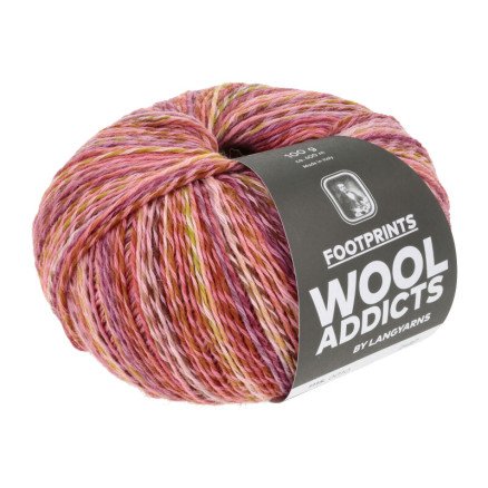 Lang Yarns Footprints Garn 10 Rosa