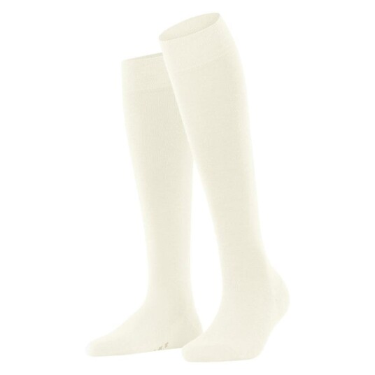Falke Soft Merino Knee High Off White Hvit 39-40