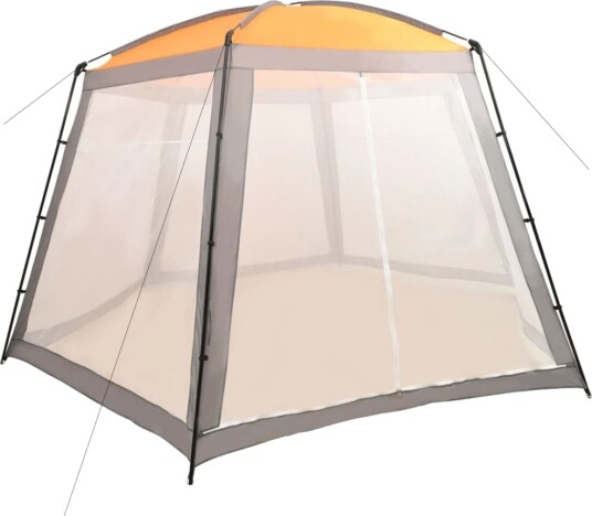 vidaXL Bassengtelt stoff 500x433x250 cm grå