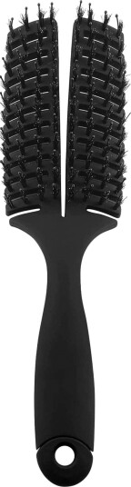 Wellness Premium Products Medium Hair Brush Black