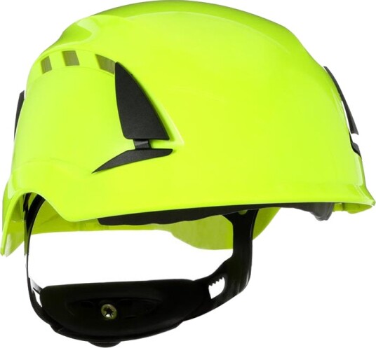 3M SecureFit X5514V Vernehjelm ventilert Hi viz Hodebeskyttelse 3M SecureFit X5514V Vernehjelm ventilert Hi viz Hodebeskyttelse