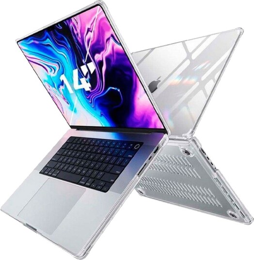 Supcase Unicorn Beetle Hardcase til MacBook Pro 14" 2021/2022 Transparent Supcase Unicorn Beetle Hardcase til MacBook Pro 14" 2021/2022 Transparent