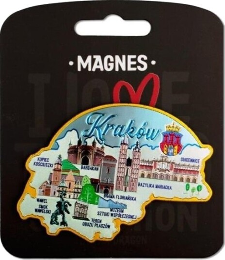 Mr. Dragon Magnet Jeg Elsker Polen Krakow Ilp Mag A Kra 24