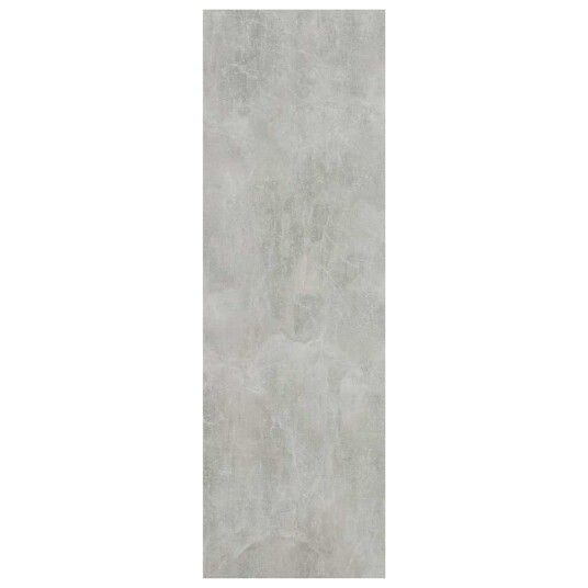 Bokhylle betonggrå 40x24x75 cm konstruert tre