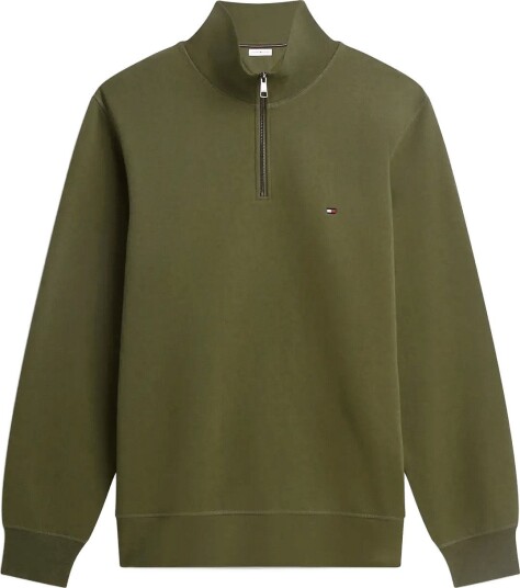 Tommy Hilfiger Essential Fleece 1/4 Zip Khaki green S