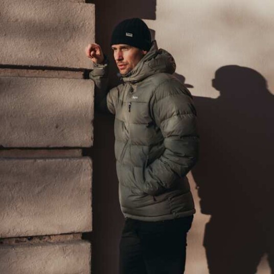 Bergans of Norway Warm Down Jacket Herre Green Mud XL