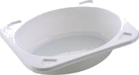 Bakke 1 Rum 2160 1C 395 Ml 160X122x39 Mm Cpet Hvid,840 Stk/Krt