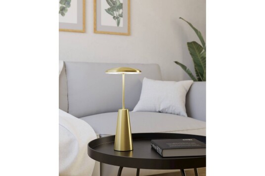 Bordlampe Eglo Piccola med touch børstet messing Messing
