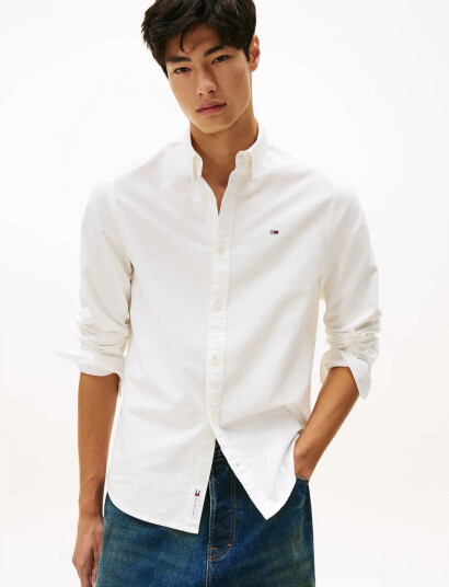 Tommy Jeans Tjm Reg Oxford Shirt Ext White S