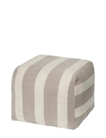 Broste Copenhagen Sigrid Pouf - Multi/patterned - H 38CM