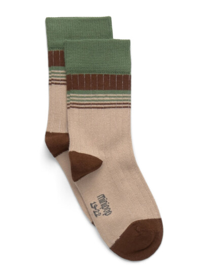 minipop Minipop® Bamboo Mix Stripes Socks - Beige - 19/22 minipop Minipop® Bamboo Mix Stripes Socks - Beige - 19/22