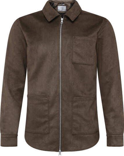 Human Scales Rickard Vegan Suede Jacket Brown XL Human Scales Rickard Vegan Suede Jacket Brown XL