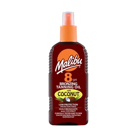 Malibu Tanning Oil Coconut SPF8 200ml