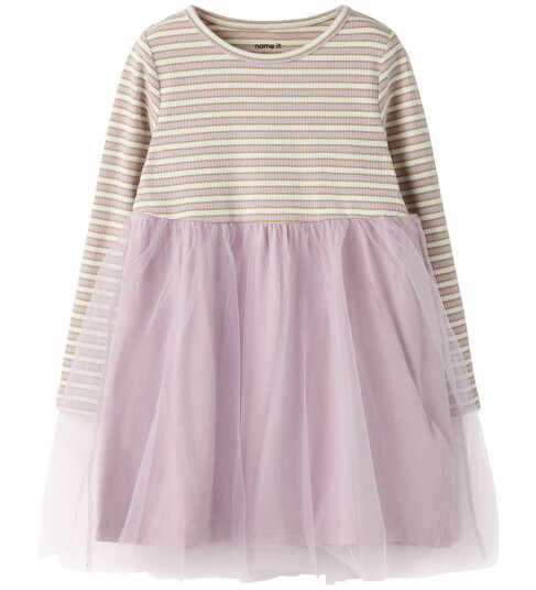 Name It Nmftaias Ls Tulle Dress Pink 92