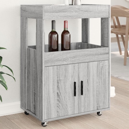 Bartralle grå sonoma 60x39,5x89 cm konstruert tre Bartralle grå sonoma 60x39,5x89 cm konstruert tre