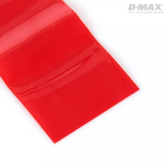 DynoMAX B9221 Heat Shrink Tube Red Transparent D35/W55mm x 1m