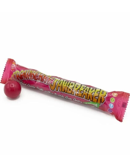 6 pk Zed Jawbreaker med Jordbær Smak og Kjerne av Tyggegummi 6 pk Zed Jawbreaker med Jordbær Smak og Kjerne av Tyggegummi