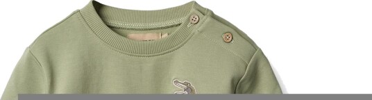 Wheat Sweatshirt Carly Green Tea (74 / 9 mnd)