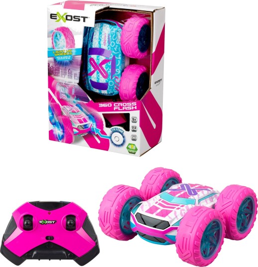Silverlit Exost 360 Radiostyrt Bil Cross Flash Rosa Silverlit Exost 360 Radiostyrt Bil Cross Flash Rosa
