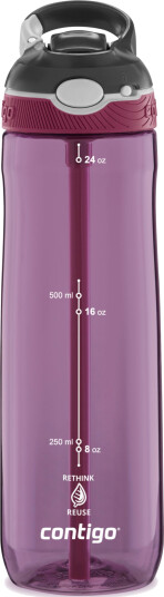 Contigo - Ashland Tritan ReNew Water Bottle 720ml - Passionfruit Contigo - Ashland Tritan ReNew Water Bottle 720ml - Passionfruit