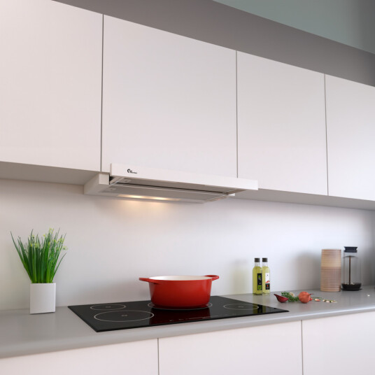 Thermex York III Lux 60 cm Vegghengt Kjøkkenvifte med Uttrekkbar Front Hvit Thermex York III Lux 60 cm Vegghengt Kjøkkenvifte med Uttrekkbar Front Hvit