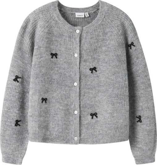 Name It Nkfrifey Ls Knit Card Grey 134 140 Name It Nkfrifey Ls Knit Card Grey 134 140