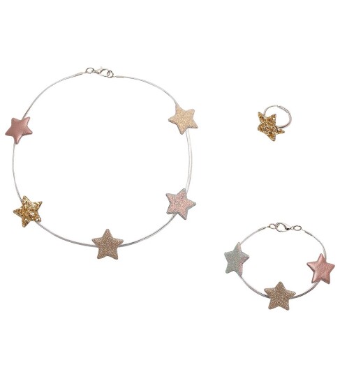 Mimi & Lula Jewellery Set Star Silver Multi/patterned Mimi & Lula Jewellery Set Star Silver Multi/patterned