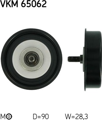 Strammehjul, kilerem SKF VKM 65062