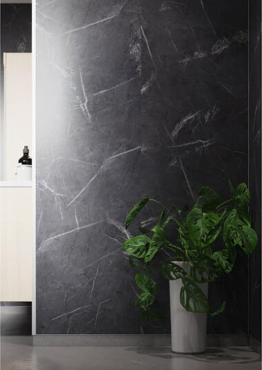 Baderomspanel Fibo 2272 T00 Black Marble