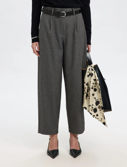 Selected Slfbarrel Alma Hw Pant Noos   Black   44 x 30