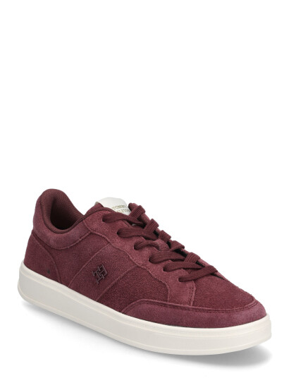 Tommy Hilfiger Th Heritage Court Sneaker Suede Burgundy 38 Tommy Hilfiger Th Heritage Court Sneaker Suede Burgundy 38