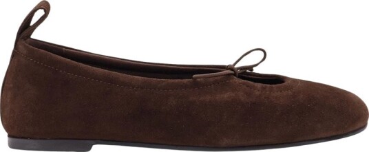 ALOHAS Rosalind Recycled Brown Leather Ballet Flats Brown 41