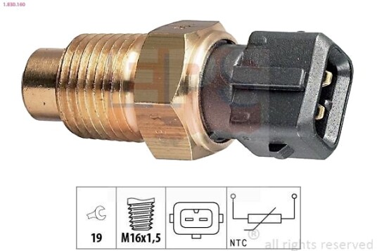 Sensor, motortemperatur EPS 1.830.160