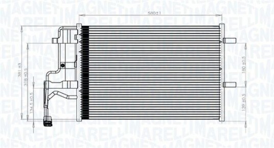 Kondensator MAGNETI MARELLI 350203844000 Kondensator MAGNETI MARELLI 350203844000