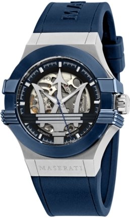 Maserati Herreklokke R8821108035 Potenza Blå/Gummi Ø42 mm Maserati Herreklokke R8821108035 Potenza Blå/Gummi Ø42 mm