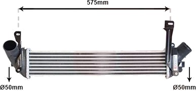 VAN WEZEL 43004346 Intercooler