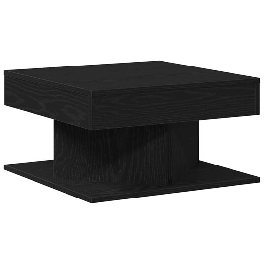 Kaffebord i Svart Eik 57x57x30 cm Ingeniørtre