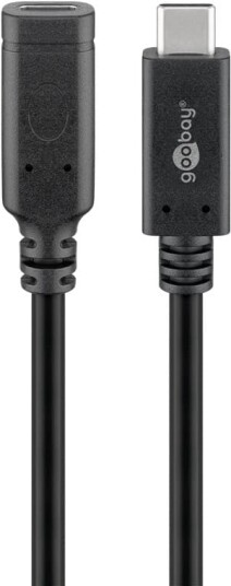 USB-C™ forlengelse USB 3.2 generasjon 2, 1 m, svart