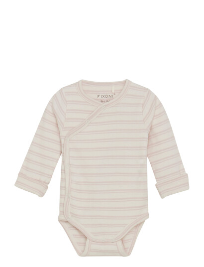 Fixoni Wrap Body Ls Rib - Cream - 62