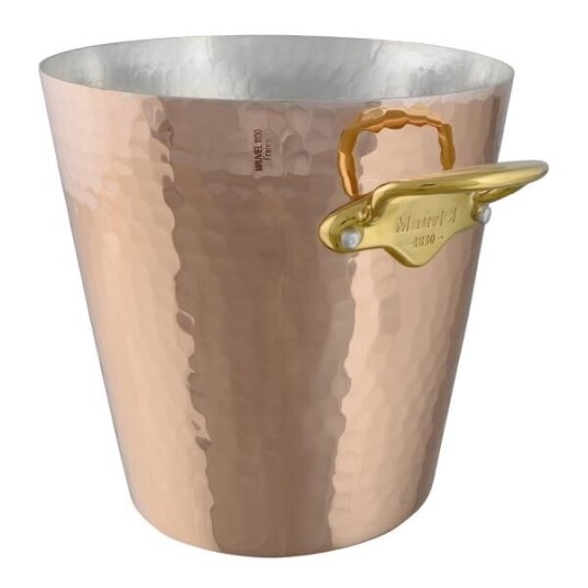 Mauviel M'30 champagnekjøler rund 20 cm hamret kobber Mauviel M'30 champagnekjøler rund 20 cm hamret kobber
