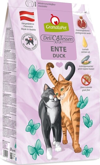 Granatapet tørrfôr Voksen 2 x liten pakke and 2 x 1.8 kg