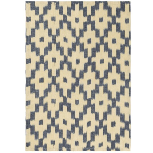 Ferm Living Ikat Kjøkkenhåndkle 50x70 cm Ink Blue / Off 