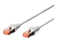 Digitus 1.5 m S/FTP Cat6 Koblingskabel Grå - Halogenfri RJ-45