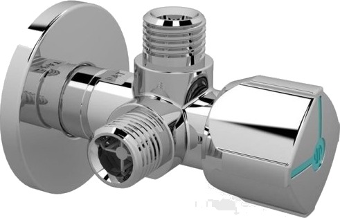 Arco Twin Mac Vinkelventil 1/2"X3/8"X3/8" Cq4102