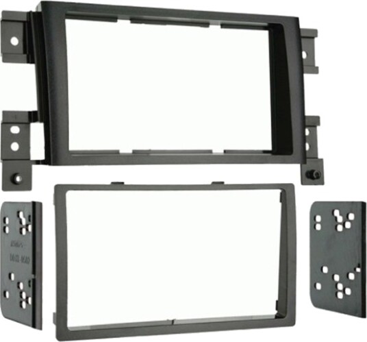 2 Din Radiopasseringsramme Grand Vitara Jt 10/2005 12/2012