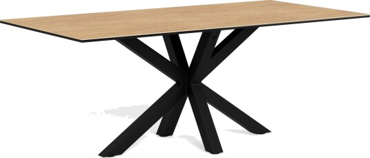 Parkins spisebord 200 cm - Svart