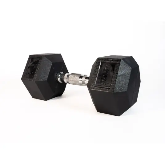 SQ&SN Hexagon Manual 17,5 kg med forkrommet grep. Utstyr til crossfit trening styrketrening og funksjonell trening